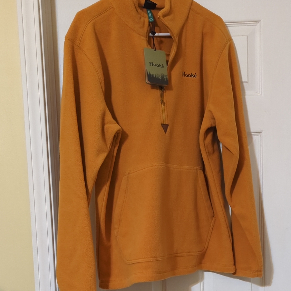 Hooké Orange Fleece Pullover